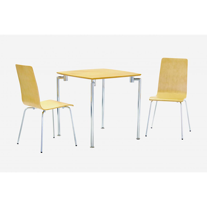 Fiji Beech Dining Set With 2 Chairs - Click Image to Close